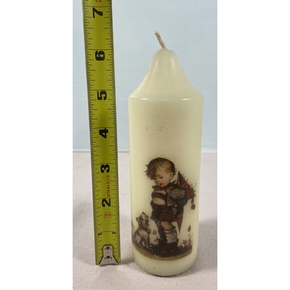 Hummel Candle - Boy And Dog. 6” Tall - Picture 2 of 4